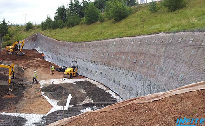 Building foundation pit engineering