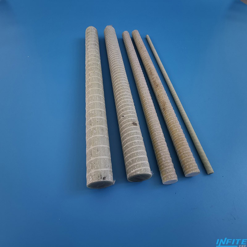 Lightweight - corrosion resistant GFRP rebar